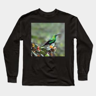 Gorgeous Malachite Sunbird | African Wildlife Long Sleeve T-Shirt